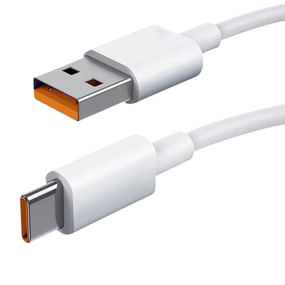 1m Uzunluk Beyaz Renk USB Şarj Veri Kablosu 20V 3A 60W USB 3.1 Hızlı Şarj İçin