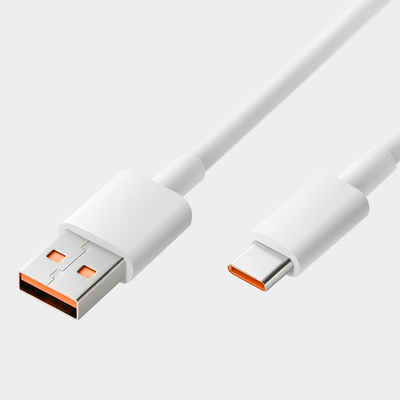 1m Uzunluk Beyaz Renk USB Şarj Veri Kablosu 20V 3A 60W USB 3.1 Hızlı Şarj İçin