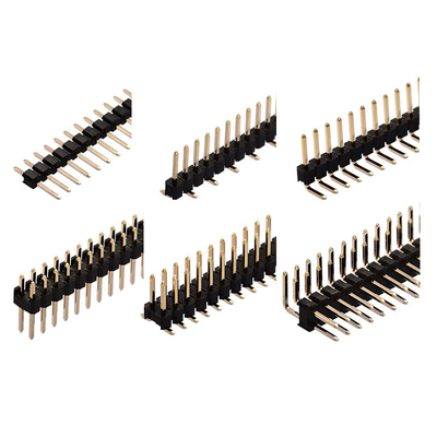 Plastik Çift Sıralı Baskılı Devre Kartı Konnektörleri, 2.54mm Pitch SMD Pin Başlığı