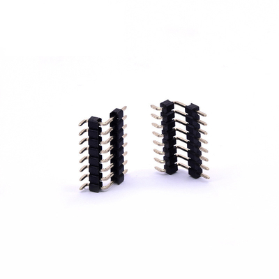 Plastik Çift Sıralı Baskılı Devre Kartı Konnektörleri, 2.54mm Pitch SMD Pin Başlığı