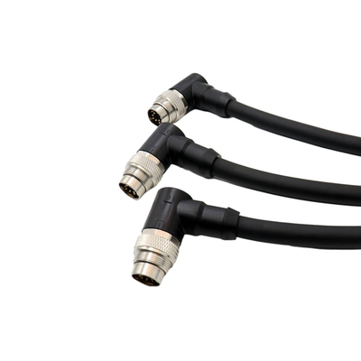 Metal Kabuk M5 M16 Su Geçirmez Kablo Montajı Endüstriyel Sınıf PVC Kapak Erkek Kadın