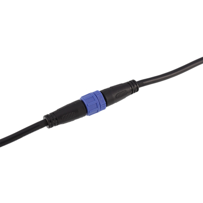 Güneş Enerjisi için 1 Metre M15 Su Geçirmez Uzatma Kabloları F Şekli Plastik Kabuk PVC Ceket
