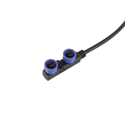 Güneş Enerjisi için 1 Metre M15 Su Geçirmez Uzatma Kabloları F Şekli Plastik Kabuk PVC Ceket