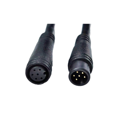 3 Ft Uzunluk Erkek Kadın M8 6pin Su Geçirmez Bisiklet GPS Konumlandırma Kablosu PVC Ceket