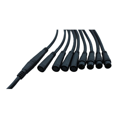 3 Ft Uzunluk Erkek Kadın M8 6pin Su Geçirmez Bisiklet GPS Konumlandırma Kablosu PVC Ceket