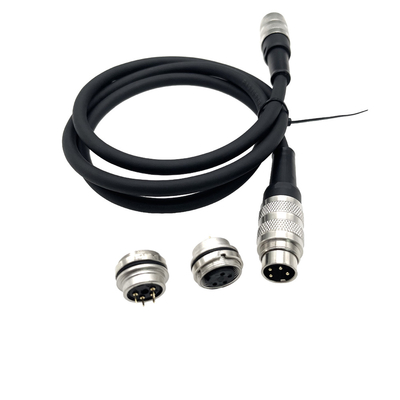 3A Akım Kablo Demeti Kablo Tertibatı Su Geçirmez 16mm GX16 2 Pin 3 Pin 4 Pin