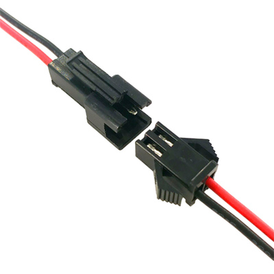 Siyah Renkli Tel Kablo Tertibatları 2.5mm Pitch Jst SM Alternatifleri 250mm Uzunluk