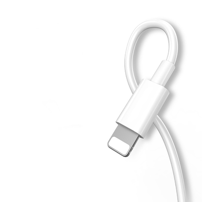 Iphone Hızlı Şarj için OEM ODM PVC USB Şarj Veri Kablosu 2.4A