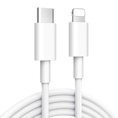 Iphone Hızlı Şarj için OEM ODM PVC USB Şarj Veri Kablosu 2.4A