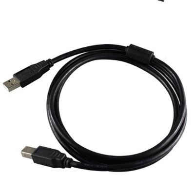 Siyah Yüksek Hızlı USB Kablosu, Bir Erkek - Bir Dişi 2.0 USB Yazıcı Kablosu