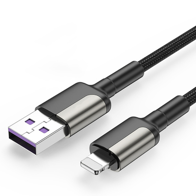OEM Hızlı Şarj Veri Kablosu, Iphone için Naylon Mikro USB Kablosu 2.4A