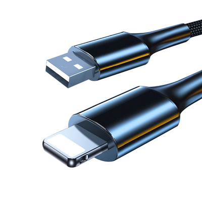 OEM Hızlı Şarj Veri Kablosu, Iphone için Naylon Mikro USB Kablosu 2.4A