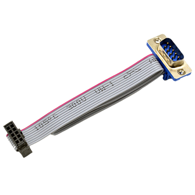 30cm Uzunluk Düz Şerit Kablo Tertibatı DB 9 Pin Erkek - Dişi Konnektör