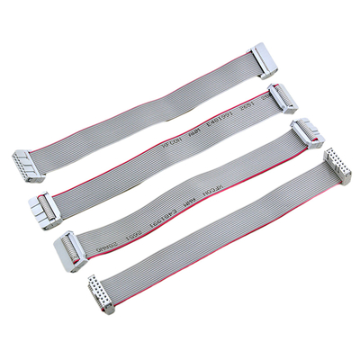 2.54mm Çift Sıralı IDC Düz Şerit Kablo UL2651 Tip 28AWG Erkek Fiş