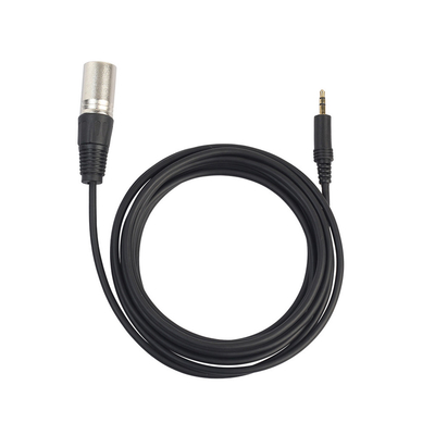 Video Ses İçin Özelleştirilmiş 3,5 Mm Jak Sarmal Kablo 7 Pin XLR Erkek Kadın 3 Pin Xlr