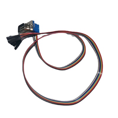 Özelleştirilmiş Ses Video Kabloları DIDC Tipi DB9 Pin - 2.54mm Pitch 10P