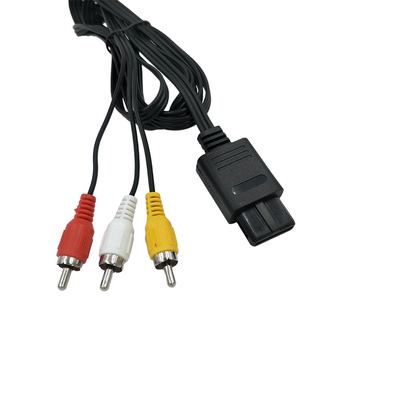 6ft Gamecube Ses Video Kablosu, Nintendo 64 N64 için AV Kompozit Kordon