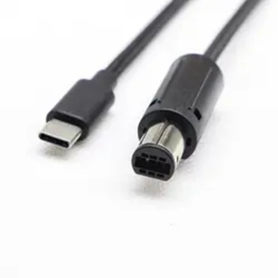 2m Örgülü Gamecube Denetleyici Kablosu Tip C USB 2.0 Erkek - 6pin Erkek