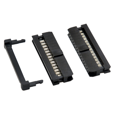 IDC Dişi 14 Pimli Kablo Konnektörü Siyah Renk 1.27mm 2.0mm Pitch