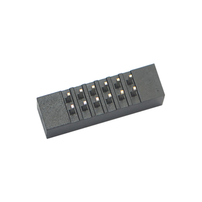 Sağ Açılı Dişi Baskılı Devre Kartı Konnektörleri Çift Sıralı 1.27mm 2.54mm Pitch Box Header