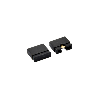 ROHS Onaylı Mini Jumper Konnektörü, Dişi 2 Pimli Konnektör 2mm 2.54mm 3.96mm Pitch