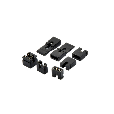 ROHS Onaylı Mini Jumper Konnektörü, Dişi 2 Pimli Konnektör 2mm 2.54mm 3.96mm Pitch