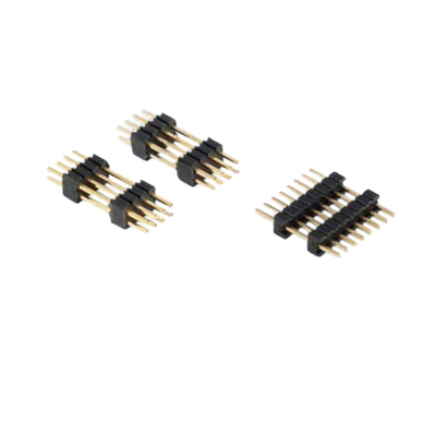 Altın Flash PCB Bağlayıcısı 2.0mm Pitch Through Hole Pin Header 2.54mm Pitch Male