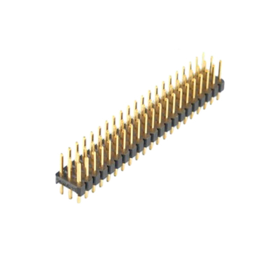 Altın Flash PCB Bağlayıcısı 2.0mm Pitch Through Hole Pin Header 2.54mm Pitch Male