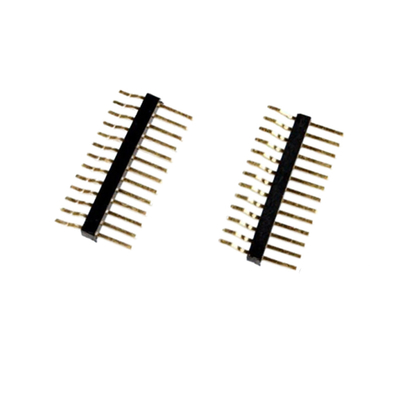 2.54mm Pitch PCB Connector SMT Pin Header Çift Satır Erkek 1A-10A