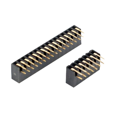 Doğrudan sağ açılı PCB Kadın Bağlantısı 0.5A'dan 3A'ya Delikten 2.54mm 2.0mm Pitch