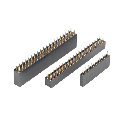 1.27mm Pitch SMT Pin Başlığı PCB Konektörü Çift Sıralı 4P - 60P THT