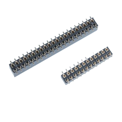 1.27mm Pitch SMT Pin Başlığı PCB Konektörü Çift Sıralı 4P - 60P THT
