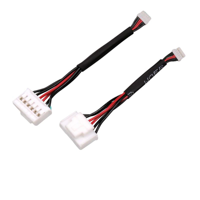 Uzunluğu 30mm 30M Özel Tel Bağlantıları 2.0mm Pitch 2-16Pin YH Bağlantısı