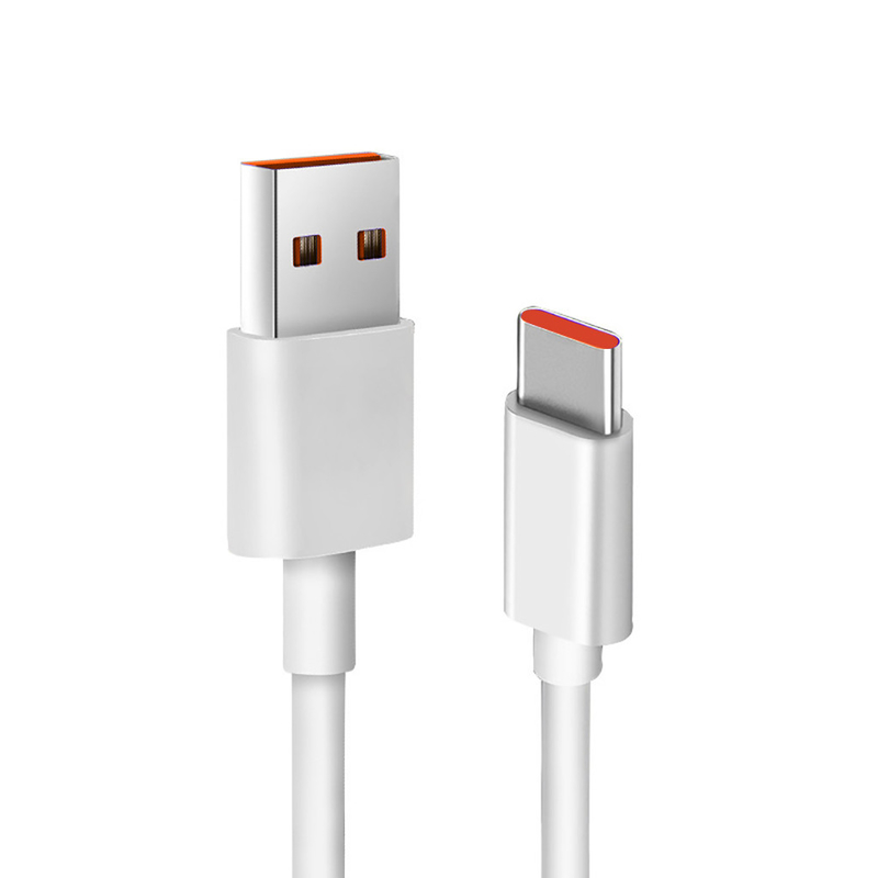 1m Uzunluk Beyaz Renk USB Şarj Veri Kablosu 20V 3A 60W USB 3.1 Hızlı Şarj İçin