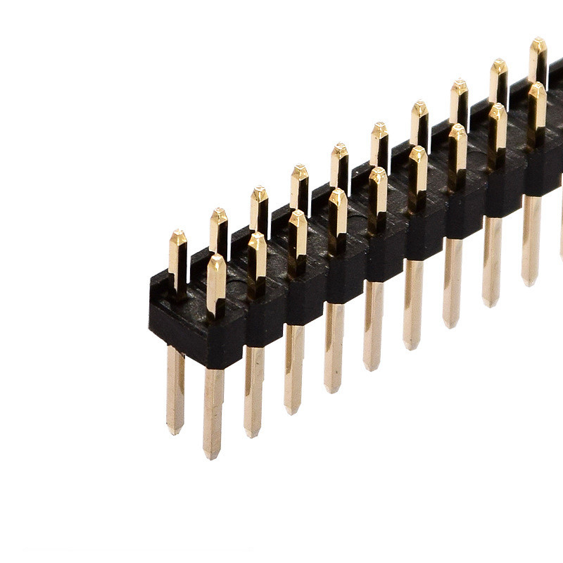 Plastik Çift Sıralı Baskılı Devre Kartı Konnektörleri, 2.54mm Pitch SMD Pin Başlığı