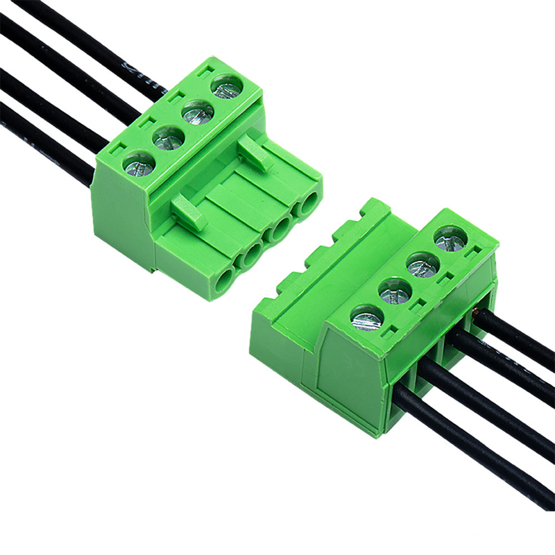 Yeşil Renkli PCB Terminal Bloğu Konnektör Kablosu XK2EDGA 5.08MM Pitch