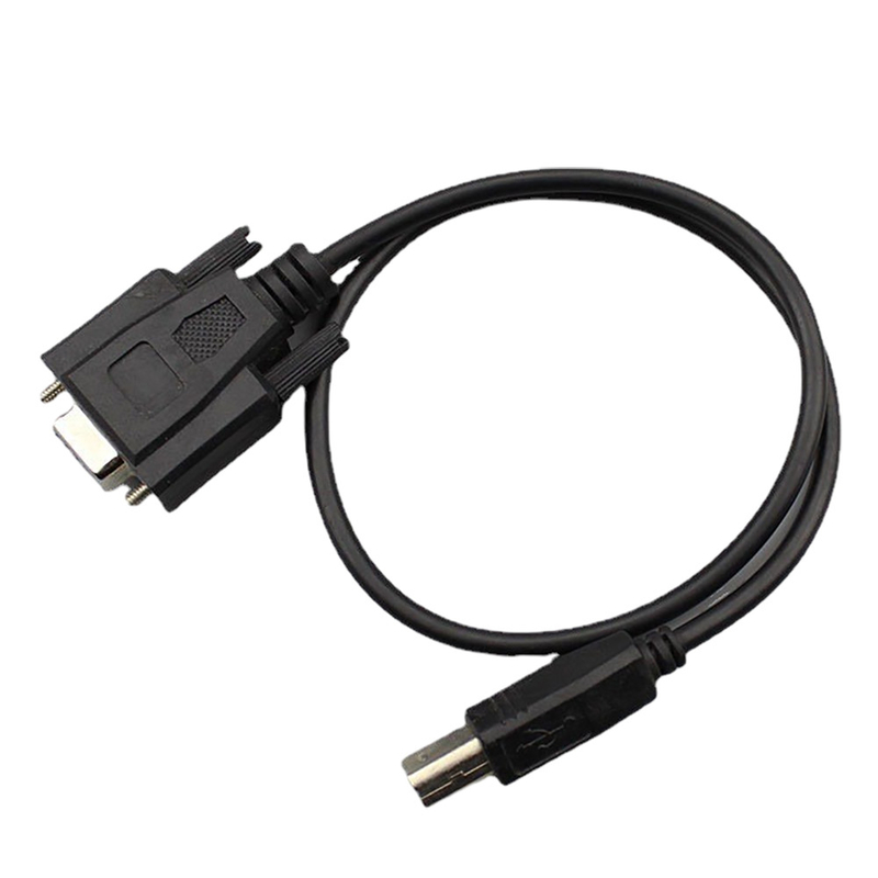 Özel RS232 Overmolding Kablo Tertibatları DB9 Dişi - USB 2.0 B Erkek Tipi