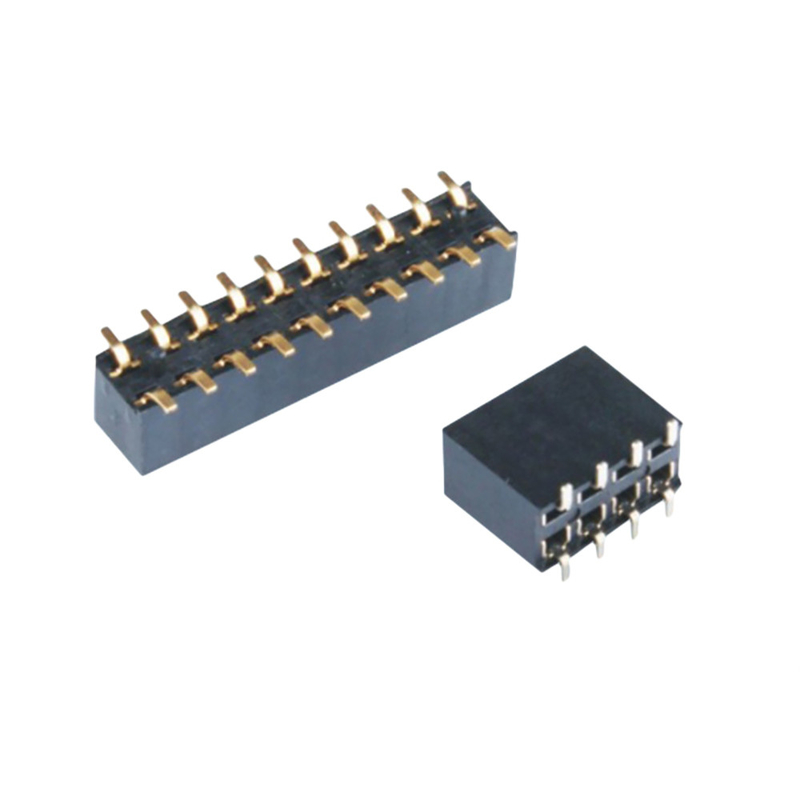 2P-40P Tek Çift Sıralı PCB Konnektörü SMT Dişi Başlık 2.54mm Pitch